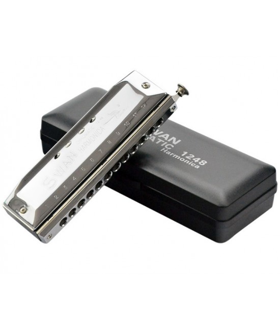 SW1248 天鵝牌12孔48音 半音階口琴 Harmonica